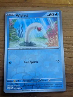 Wiglett 058/197 - 2023 Pokemon TCG - Obsidian Flames Reverse Holo NM/M - Image 1