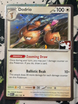Dodrio 085/165 Holo Pokemon Play! Prize Pack Series 5 - Image 1