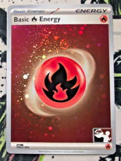 Fire Energy 002 Holo Pokemon Play! Prize Pack Series 4 - Image 1