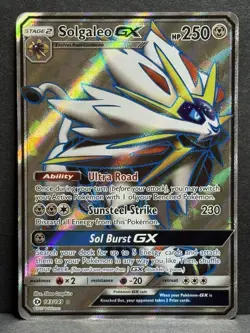 Pokemon TCG Solgaleo GX 143/149 Full Art Ultra Rare Sun & Moon NM - Image 1