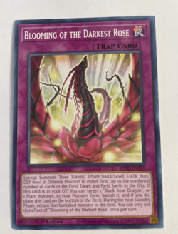 Blooming of the Darkest Rose - LDS2-EN120 - Common 1st Edition M/NM YUGIOH! - Image 1