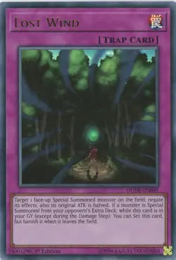 Yugioh Lost Wind DUDE-EN049 Ultra Rare 1st Edition NM x3 Play Set - Image 1