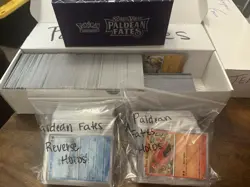Pokemon Bulk Lot of Paldean Fates! 1000 Cards. Commons, Holos & Reverse Holos! - Image 1