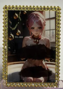 One Piece Sexy Waifu Jeweled Golden Frame Card, Limited Edition 104/110 🔥 - Image 2