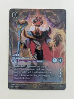 Lorcana Jafar - High Sultan of Lorcana- Set Championship Promo Enchanted- 33/P2 - Image 1