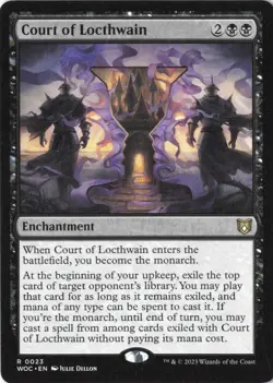 Court of Locthwain R Commander: Wilds of Eldraine 23 NM - Image 1