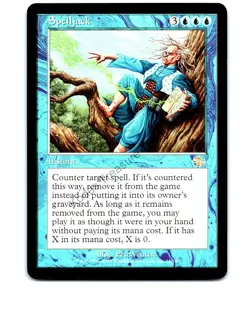 Spelljack Blue #51 Rare Judgment MTG NP Near Mint or Better - Image 1