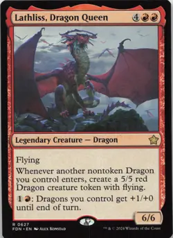 Lathliss, Dragon Queen R Foundations 627 LP-NM - Image 1