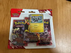 Pokemon TCG Scarlet Violet Destined Rivals 3 Pack Blister Zebstika - Image 1