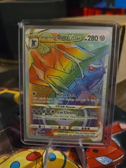 ORIGIN FORME DIALGA VSTAR 198/189 ASTRAL RADIANCE POKEMON (SECRET RAINBOW, NM/M) - Image 1
