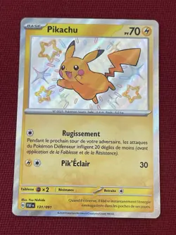 Carte Pokemon Pikachu 131/091 Secrete Destinees De Paldea - Neuf FR - Image 1