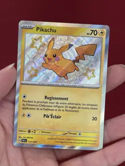 Carte Pokemon Pikachu 131/091 Secrete Destinees De Paldea - Neuf FR - Image 3