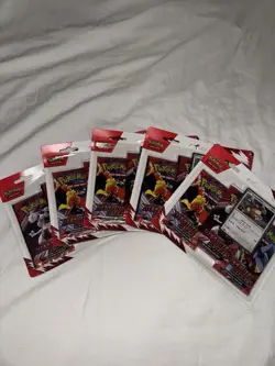 Pokemon TCG: Destined Rivals 3 Pack Triple Blister Booster | IN HAND | 5 Packs - Image 1