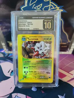 Pokemon Forretress Skyridge 56 Rev Holo CGC Pristine 10 - Image 1