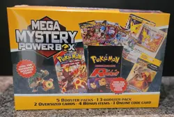 POKEMON 2025 MEGA MYSTERY POWER BOX - From Meijer, New Sealed - Image 1