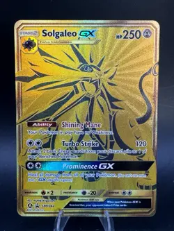 Pokemon Solgaleo GX SM104a Hidden Fates Ultra Premium Collection Promo - Image 1