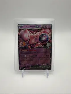 Team Rocket's Mewtwo Ex 216 Pokemon TCG S&V Black Star Promo Holo NM - Image 3