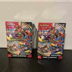 Pokemon TCG Mega Evolution Booster Bundle LOT x2 New Factory Sealed - Image 1