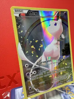 Mew Black Star Promo XY110 Full Art Holo Pokemon TCG - Image 3