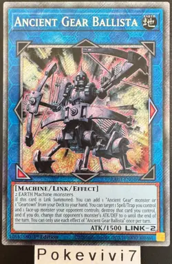 Carte YU-GI-OH! ANCIENT GEAR BALLISTA RA03-EN046 PSR NEUF - Image 1