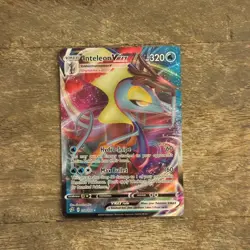 Inteleon VMAX Ultra Rare Holo 050/192 LP Rebel Clash 2020 Pokemon Card - Image 1