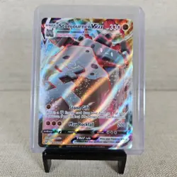 Pokemon TCG 2020 Stonjourner VMAX Sword&Shield Holo Rare Card #116/202 Near Mint - Image 3