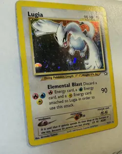 Pokemon TCG Lugia Neo Genesis Holo Rare Card 9/111 - Image 2