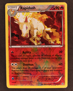 Rapidash 15/83 - Pokemon TCG Card - Reverse Holo - Generations - LP - Image 1