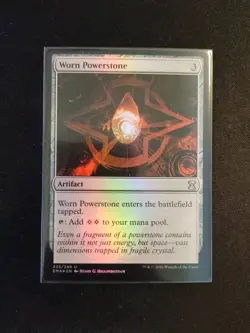 FOIL Worn Powerstone | MtG Magic Eternal Masters EMA |English | LP - Image 1