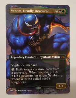 Mtg Spider-Man Venom, Deadly Devourer Borderless NM - Image 1