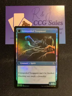 FOIL Uninvited Geist | MtG Magic Shadows over Innistrad | English | Near Mint - Image 2