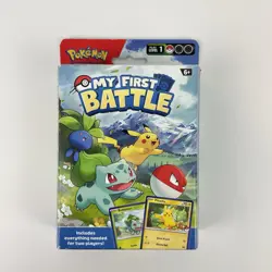 2023 POKEMON TCG My First Battle Deck with 2 Mini Decks - Pikachu Bulbasaur 820650852534 - Image 1