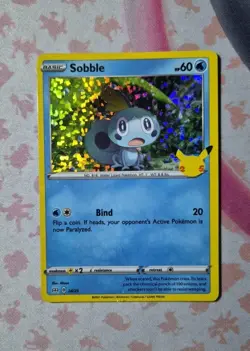 Pokemon Sobble - 24/25 Holo Promo McDonald's 25th Anniversary Promos 024/025 Lp - Image 1