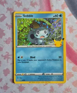 Pokemon Sobble - 24/25 Holo Promo McDonald's 25th Anniversary Promos 024/025 Lp - Image 2