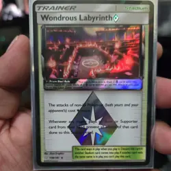 Wondrous Labyrinth Prism Star Sun & Moon Team Up 158/181 Holo Pokemon NM - Image 1