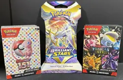 Pokemon Booster Bundle Sleeved Pack Lot 151 Paldean Fates Brilliant Stars Sealed - Image 1