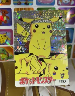 Pokemon Pikachu Vintage Pocket Monsters Vending HOLO Prism Sticker 1999 Nintendo - Image 5