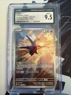 Pokemon TCG Latios 203/191 Illustration Rare Surging Sparks SV8 CGC 9.5... 2nd - Image 1