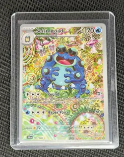 Pokemon TCG Seismitoad Illustration Rare Black Bolt 105/086 English - Image 1