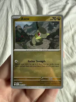 Axew (Master Ball Pattern) SV: Black Bolt - Pokemon NM 068/086 - Image 1