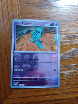 Pokemon TCG:EN - Black Bolt - Elgyem - 040/086 (Master Ball Reverse Holo) - Image 1