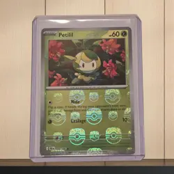 Petilil SV11B Black Bolt #006/086 Master Ball Reverse Holo • Pokemon TCG - Image 1