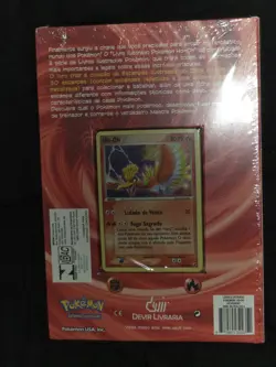 2006 POKEMON TCG HO OH "EX Unseen Forces Half Theme Deck" Book Portuguese SEALED - Image 1