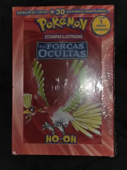 2006 POKEMON TCG HO OH "EX Unseen Forces Half Theme Deck" Book Portuguese SEALED - Image 2