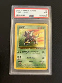 PSA 7 1999 Pokemon Pinsir 9/64 Jungle Holo NM 💎 - Image 2