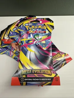 Pokemon TCG Mega Evolutions Sleeved Booster Pack Factory Sealed - Image 1