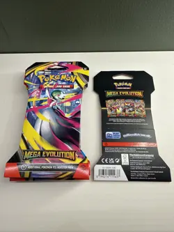 Pokemon TCG Mega Evolutions Sleeved Booster Pack Factory Sealed - Image 5