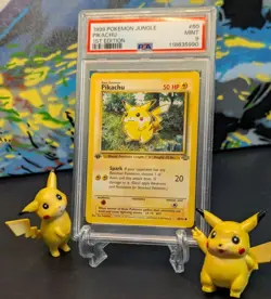 Vintage 1999 🌺 Pokemon Jungle 1st Edition Pikachu #60 PSA 9 MINT ✨ - Image 1