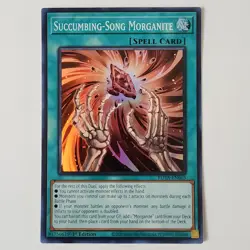 Succumbing-Song Morganite - ROTA-EN065 - NM - Super Rare - 1st ed - Yugioh - Image 1