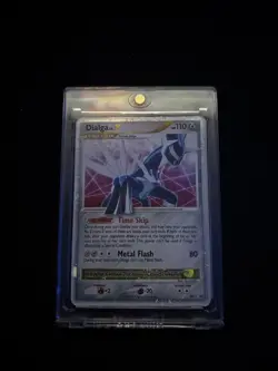 2008 Dialga Level X Pokemon Card (Comes With The Hard Case) - Image 1